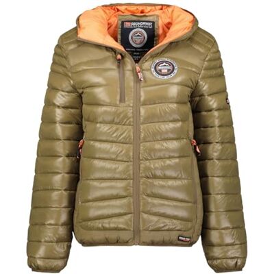 WY5079F/GN Geographical Norway Damska kurtka wiatrówka Bambway Damska kurtka outdoorowa z długim rękawem Płaszcz przeciwdeszczowy na wędrówki, wiosna, lato, jesień, zima (Taupe M), Szarobrązowy, M WY5079F/GN Geographical Norway Damska kurtka wiatrówka Bambway Damska kurtka outdoorowa z długim rękawem Płaszcz przeciwdeszczowy na wędrówki, wiosna, lato, jesień, zima (Taupe M), Szarobrązowy, M