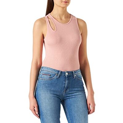 SENT74 Naf Naf T-shirt damski, Pensee Rose, XL SENT74 Naf Naf T-shirt damski, Pensee Rose, XL