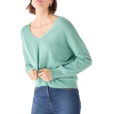 251K-MTHELMINA Caroll Sweter, Zielony malachit, L 251K-MTHELMINA Caroll Sweter, Zielony malachit, L