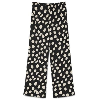 10333325-4811997 VERO MODA Vmfriga Hw Wide Pants JRS Ga, czarny, XS 10333325-4811997 VERO MODA Vmfriga Hw Wide Pants JRS Ga, czarny, XS