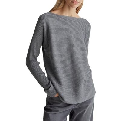 1Y6SD10CH United Colors of Benetton sweter damski, Szary, S 1Y6SD10CH United Colors of Benetton sweter damski, Szary, S