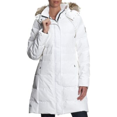 1H80526028 Tommy Hilfiger damskie parki, Biały (Snow White), 34 1H80526028 Tommy Hilfiger damskie parki, Biały (Snow White), 34