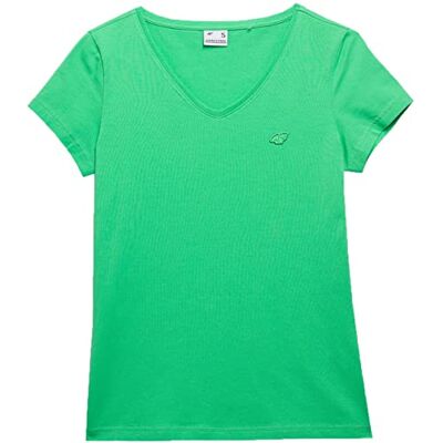 4FSS23TTSHF730 4F Koszula damska, Zielony, XL 4FSS23TTSHF730 4F Koszula damska, Zielony, XL