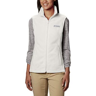 1372123-125-PM Columbia Women's Petite Benton Springs Vest, Sea Salt, Medium 1372123-125-PM Columbia Women's Petite Benton Springs Vest, Sea Salt, Medium