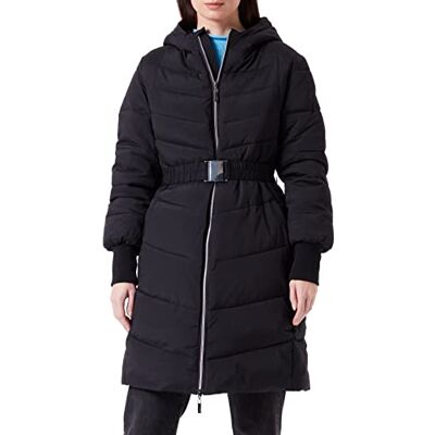 FA1104026W-193911 Mexx Damska parka z kapturem Midi Length, czarny, XS FA1104026W-193911 Mexx Damska parka z kapturem Midi Length, czarny, XS