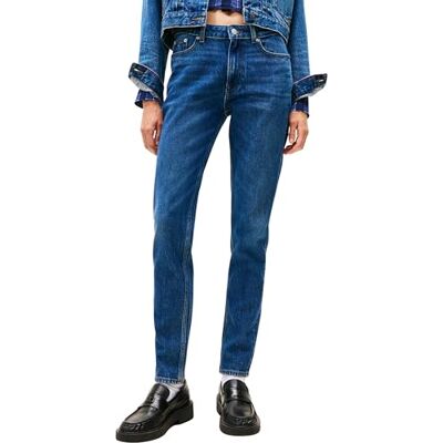 DW0DW218081BK2827 Tommy Jeans Lucy Mr Slim Bi0152 Dw0dw21808 prosty, dżins (Denim Dark), 27 W x 28 l, damski, Denim Denim Dark), 27W / 28L DW0DW218081BK2827 Tommy Jeans Lucy Mr Slim Bi0152 Dw0dw21808 prosty, dżins (Denim Dark), 27 W x 28 l, damski, Denim Denim Dark), 27W / 28L