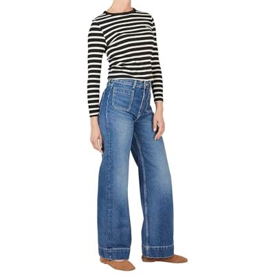 PL20510174U1800027 Pepe Jeans Proste dżinsy Uhw Lexa, niebieskie (Denim-4u1), 27 W / 28 l damskie PL20510174U1800027 Pepe Jeans Proste dżinsy Uhw Lexa, niebieskie (Denim-4u1), 27 W / 28 l damskie