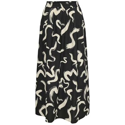 15330244 ONLY Onlnova Life Elite Jamilla Skirt AOP spódnica damska, czarny, XS 15330244 ONLY Onlnova Life Elite Jamilla Skirt AOP spódnica damska, czarny, XS