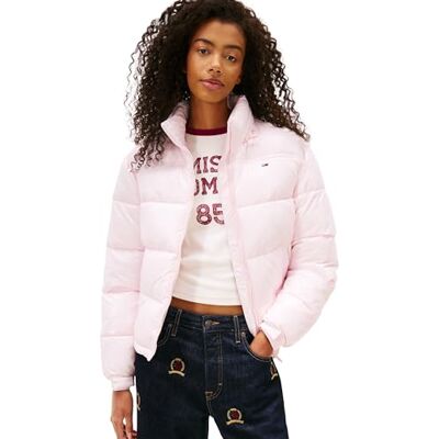 DW0DW22039TOGL Tommy Jeans Damska kurtka puchowa TJW PCKBL HD ESS PFFR SHINY EXT DW0DW22039, różowa (jasnoróżowa), L, Różowy (jasnoróżowy), L DW0DW22039TOGL Tommy Jeans Damska kurtka puchowa TJW PCKBL HD ESS PFFR SHINY EXT DW0DW22039, różowa (jasnoróżowa), L, Różowy (jasnoróżowy), L