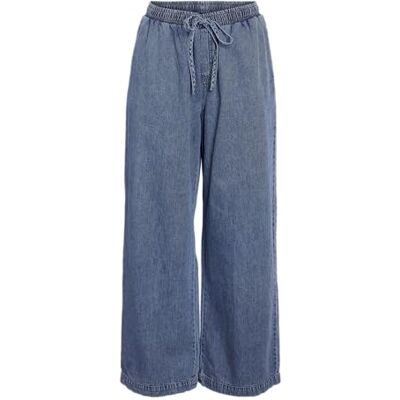 27036527-4919990 NOISY MAY Nmenza Hw Wide Elas Jeans Mg004Mb Noos, niebieski (medium blue denim), M 27036527-4919990 NOISY MAY Nmenza Hw Wide Elas Jeans Mg004Mb Noos, niebieski (medium blue denim), M