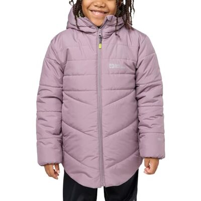 1610121_I0083 Jack Wolfskin SOLYD INS COAT G płaszcz dziecięcy unisex, dziki kwiat, 1610121_I0083 Jack Wolfskin SOLYD INS COAT G płaszcz dziecięcy unisex, dziki kwiat,