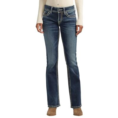 L9516SJB376 Silver Jeans Co. dżinsy damskie, indygo, 32W x 32L L9516SJB376 Silver Jeans Co. dżinsy damskie, indygo, 32W x 32L