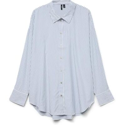 10319825-4686177 Vmnora Ls Oversize Shirt WVN Ga Noos, Bright White, XS 10319825-4686177 Vmnora Ls Oversize Shirt WVN Ga Noos, Bright White, XS