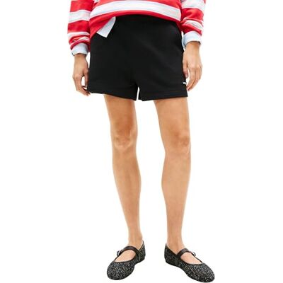 DW0DW22230BDSM Tommy Jeans Damskie spodenki dresowe Tjw Script LBL DW0DW22230, czarne (czarne), M DW0DW22230BDSM Tommy Jeans Damskie spodenki dresowe Tjw Script LBL DW0DW22230, czarne (czarne), M
