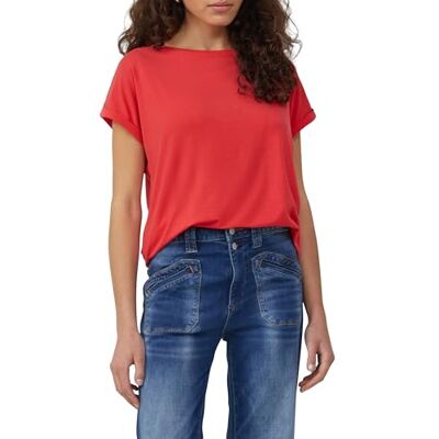2165294.3103.XL Luźna koszulka z lyocellmix, czerwony, XL 2165294.3103.XL Luźna koszulka z lyocellmix, czerwony, XL