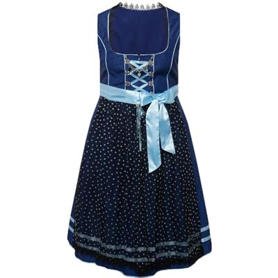 831733 Ulla Popken Damski duży rozmiar, duże rozmiary, plus size, Dirndl, serduszka, ozdobny łańcuszek, dekolt Carree, bez rękawów 831733 Ulla Popken Damski duży rozmiar, duże rozmiary, plus size, Dirndl, serduszka, ozdobny łańcuszek, dekolt Carree, bez rękawów