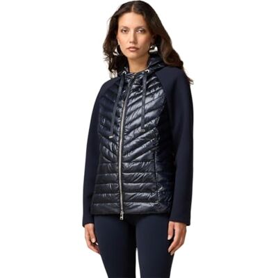 F122J100180N03402 Oltre: Kombinowana kurtka puchowa Lightweight niebieska Autum Winter 24, niebieski, S F122J100180N03402 Oltre: Kombinowana kurtka puchowa Lightweight niebieska Autum Winter 24, niebieski, S