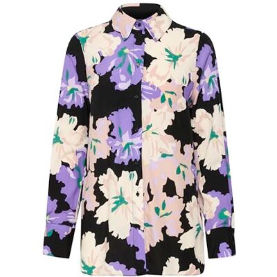 30109124 InWear Koszula HanniIW Luźny krój Długi rękaw, Fioletowy Kwiat Sztuki, Fioletowy kwiat sztuki, 36 30109124 InWear Koszula HanniIW Luźny krój Długi rękaw, Fioletowy Kwiat Sztuki, Fioletowy kwiat sztuki, 36