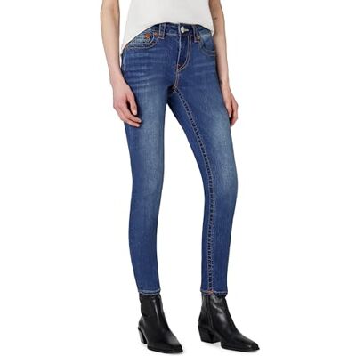 201568-400-25 True Religion Halle Damskie super obcisłe dżinsy o średnim stanie, Łowca snów, 25 201568-400-25 True Religion Halle Damskie super obcisłe dżinsy o średnim stanie, Łowca snów, 25