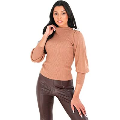 CG580570 Brave Soul Lk-248gem sweter, czerwony, XS damski, Czerwona, XS CG580570 Brave Soul Lk-248gem sweter, czerwony, XS damski, Czerwona, XS
