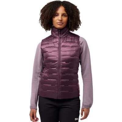 A61842_I0116 Jack Wolfskin PASSAMANI DOWN VEST W RDS, amarantus, XS A61842_I0116 Jack Wolfskin PASSAMANI DOWN VEST W RDS, amarantus, XS