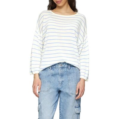 2164408 QS Lekki sweter z dzianiny z mieszanki wiskozy, biały, XXL 2164408 QS Lekki sweter z dzianiny z mieszanki wiskozy, biały, XXL