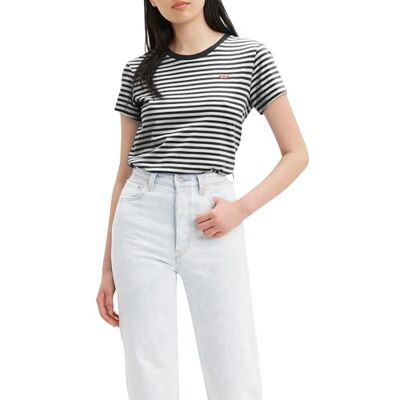 39185-0087 Levi's Perfect Tee T-Shirt Kobiety, Caviar, S 39185-0087 Levi's Perfect Tee T-Shirt Kobiety, Caviar, S