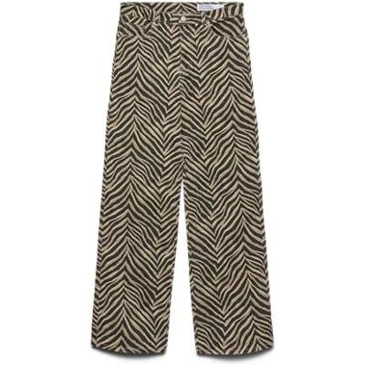 10330128-4880527 VERO MODA Vmtessa Hr Wide Stretch AOP Jeans Noos, silver mink, 30W / 32L 10330128-4880527 VERO MODA Vmtessa Hr Wide Stretch AOP Jeans Noos, silver mink, 30W / 32L