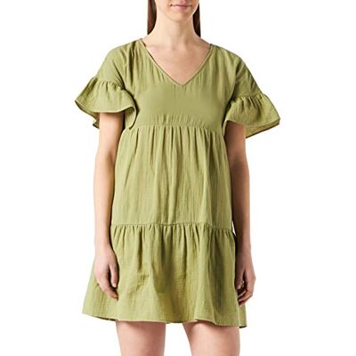 SENR49 Naf Naf Damski sweter, oliwkowy, 34 PL SENR49 Naf Naf Damski sweter, oliwkowy, 34 PL
