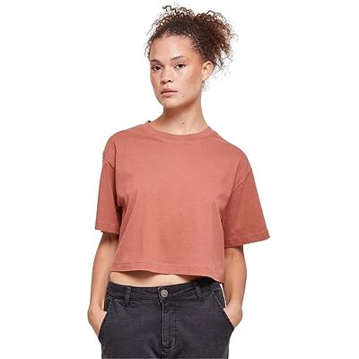 TB1555-04420-0042 Urban Classics Damska koszulka damska Short Oversize Tee w różnych kolorach, rozmiar XS 5XL, Terracotta, L TB1555-04420-0042 Urban Classics Damska koszulka damska Short Oversize Tee w różnych kolorach, rozmiar XS 5XL, Terracotta, L