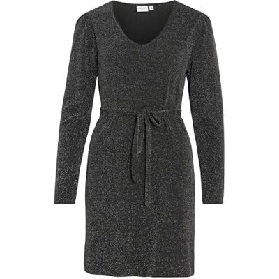 14100741-4584560 Vieleina V-Neck L/S Dress/Bf, Black Beauty, S 14100741-4584560 Vieleina V-Neck L/S Dress/Bf, Black Beauty, S