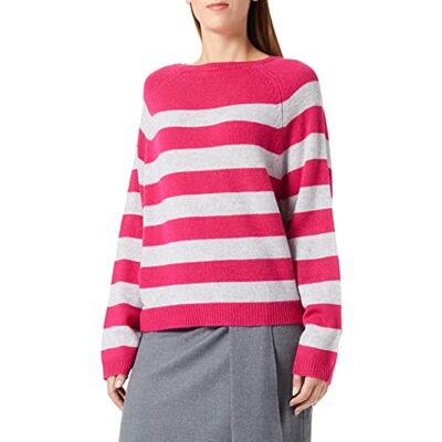 871035-35707 Gerry Weber Damski sweter , szary/fioletowy/różowy w paski, 46 (DE) 871035-35707 Gerry Weber Damski sweter , szary/fioletowy/różowy w paski, 46 (DE)