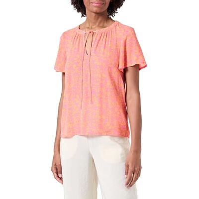 10303693 VERO MODA Damskie stringi Vmmenny Ss WVN Ga Top, Pink Cosmos/Aop: huki, M 10303693 VERO MODA Damskie stringi Vmmenny Ss WVN Ga Top, Pink Cosmos/Aop: huki, M