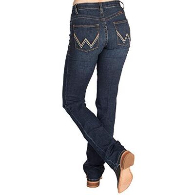 WRW60LE-479-3X36 Wrangler Willow Mid Rise Boot Cut Ultimate Riding Jean Dżins Kobiety , Lovette , 3W x 36L WRW60LE-479-3X36 Wrangler Willow Mid Rise Boot Cut Ultimate Riding Jean Dżins Kobiety , Lovette , 3W x 36L