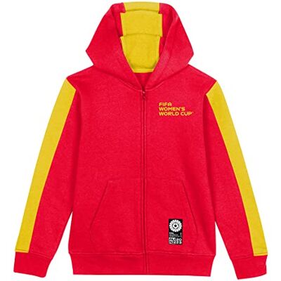 EKIB77A6ASPA FIFA Unisex Official 2023 Women's Football World Cup Youth Team Zipped Hoodie, Spain Hooded Sweatshirt (1 opakowanie) EKIB77A6ASPA FIFA Unisex Official 2023 Women's Football World Cup Youth Team Zipped Hoodie, Spain Hooded Sweatshirt (1 opakowanie)