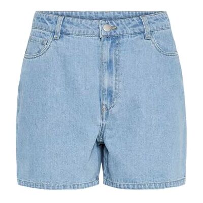 17153448-4612794 PIECES Damskie spodenki jeansowe PCABBI, jasnoniebieski (light blue denim), S 17153448-4612794 PIECES Damskie spodenki jeansowe PCABBI, jasnoniebieski (light blue denim), S