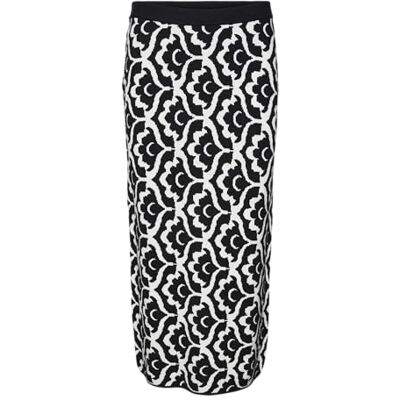 10310689 VERO MODA Damska spódnica midi, Czarny/detal: w kolorze brzozy Flower Print, M 10310689 VERO MODA Damska spódnica midi, Czarny/detal: w kolorze brzozy Flower Print, M