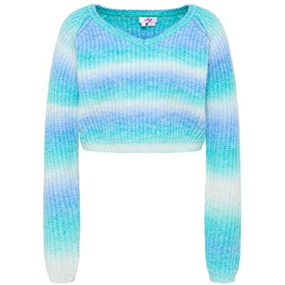 12425239-NA03 nascita Damski sweter z dzianiny , turkusowy, wielokolorowy, XL/XXL, turkusowy wielokolorowy, XL-XXL 12425239-NA03 nascita Damski sweter z dzianiny , turkusowy, wielokolorowy, XL/XXL, turkusowy wielokolorowy, XL-XXL