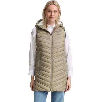 1046590 TOM TAILOR Kamizelka damska, 10678 – wędzona oliwka, S 1046590 TOM TAILOR Kamizelka damska, 10678 – wędzona oliwka, S