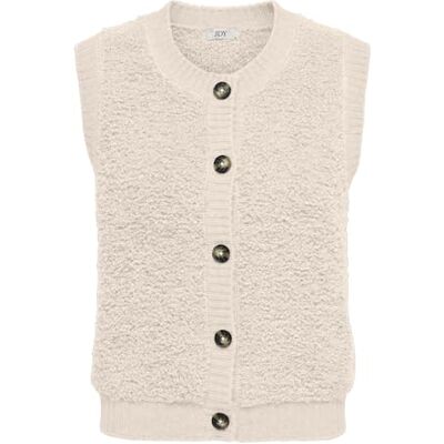 15359800-4931979 JdY Damska kamizelka Jdyeira Life S/L O-Neck Button Vest KNT, brzoza, S 15359800-4931979 JdY Damska kamizelka Jdyeira Life S/L O-Neck Button Vest KNT, brzoza, S