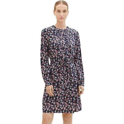1039179 TOM TAILOR Sukienka damska, 33981 Blue Small Texture Design, 40 1039179 TOM TAILOR Sukienka damska, 33981 Blue Small Texture Design, 40