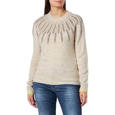 10290955 Bestseller A/S Damski VMFIF Fairisle LS O-Neck Boo sweter, brzoza/szczegóły: W. Brown Lentil + Sulphur Spring Contrast, S, Birch/Detail:w. Brown Lentil + Sulphur Spring Contrast, S 10290955 Bestseller A/S Damski VMFIF Fairisle LS O-Neck Boo sweter, brzoza/szczegóły: W. Brown Lentil + Sulphur Spring Contrast, S, Birch/Detail:w. Brown Lentil + Sulphur Spring Contrast, S