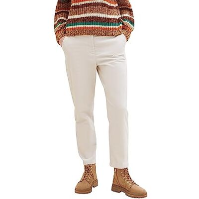 1039904 TOM TAILOR Damskie spodnie typu chinosy Basic, 16339 Clouds Grey, 44W / 28L 1039904 TOM TAILOR Damskie spodnie typu chinosy Basic, 16339 Clouds Grey, 44W / 28L