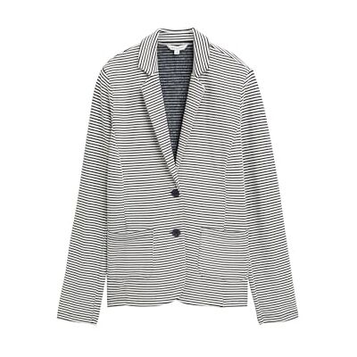 1045273 TOM TAILOR Damska marynarka, 37370 Offwhite Navy Regular Stripe, L 1045273 TOM TAILOR Damska marynarka, 37370 Offwhite Navy Regular Stripe, L