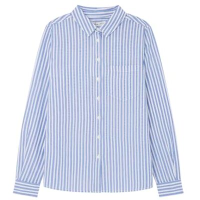6797722 Springfield Bluzki damskie, Niebieski nadruk, 38 6797722 Springfield Bluzki damskie, Niebieski nadruk, 38