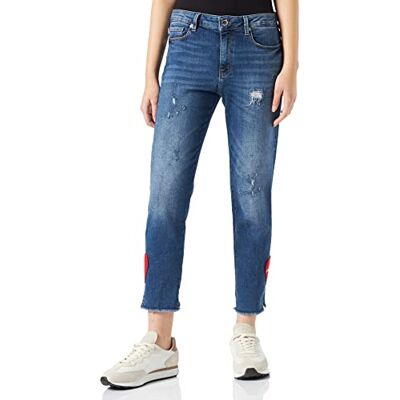 W Q 472 80 S 3558 Love Moschino Damskie spodnie skinny 5 kieszeni dżinsy, ZZCM0001, 30 W Q 472 80 S 3558 Love Moschino Damskie spodnie skinny 5 kieszeni dżinsy, ZZCM0001, 30