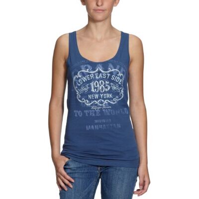 Sally Tommy Jeans Damski tank top bez rękawów, Niebieski (Ensign Blue-eur), 40 Sally Tommy Jeans Damski tank top bez rękawów, Niebieski (Ensign Blue-eur), 40