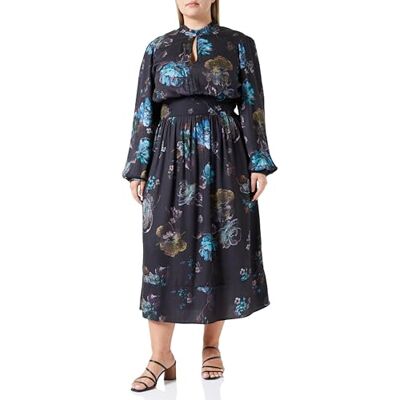 W9066 .000.74066 Replay Damska sukienka maxi, 010 Dark Brown/Multicolor, XXS W9066 .000.74066 Replay Damska sukienka maxi, 010 Dark Brown/Multicolor, XXS