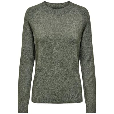 15204279 ONLY Damski sweter Onlrica Life L/S KNT Noos, Liść winogronowa/detale: w. melanż, XS 15204279 ONLY Damski sweter Onlrica Life L/S KNT Noos, Liść winogronowa/detale: w. melanż, XS