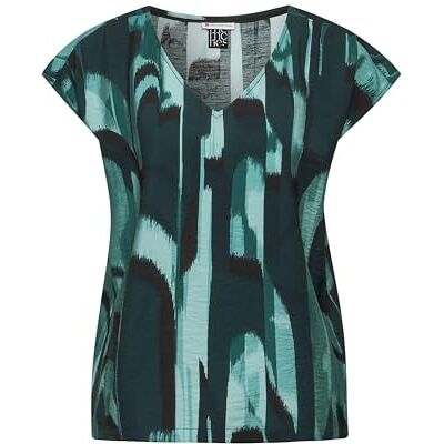 4063046361111 STREET ONE Top z dekoltem w serek, zielony (hunter green), 40 4063046361111 STREET ONE Top z dekoltem w serek, zielony (hunter green), 40